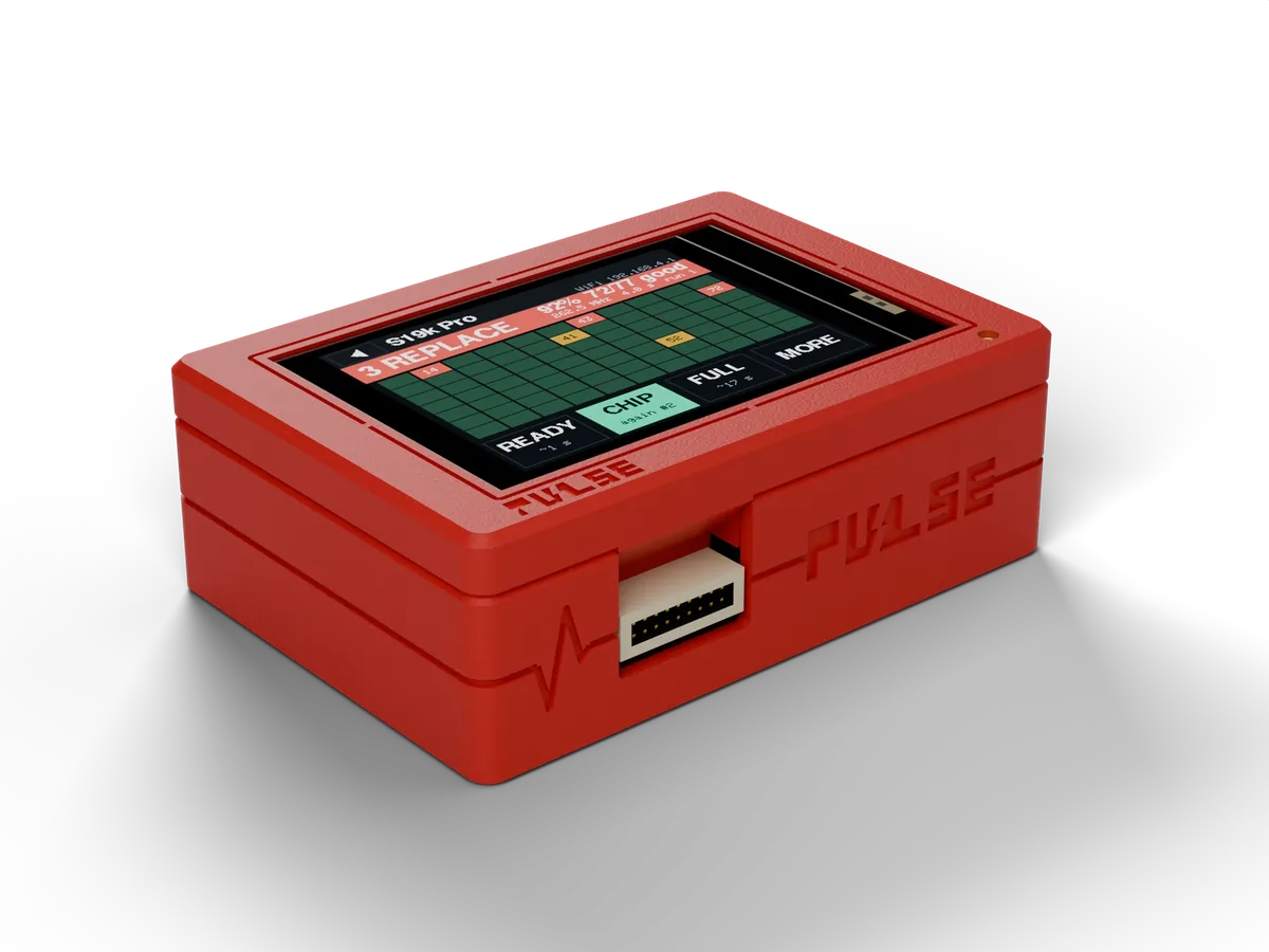 PULSE V1 Hashboard Tester, Red case