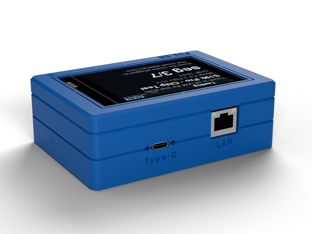 PULSE V1 Hashboard Tester, Blue case, back view