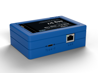 PULSE V1 Hashboard Tester, Blue case, back view