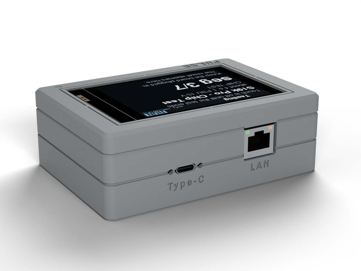 PULSE V1 Hashboard Tester, Gray case, back view