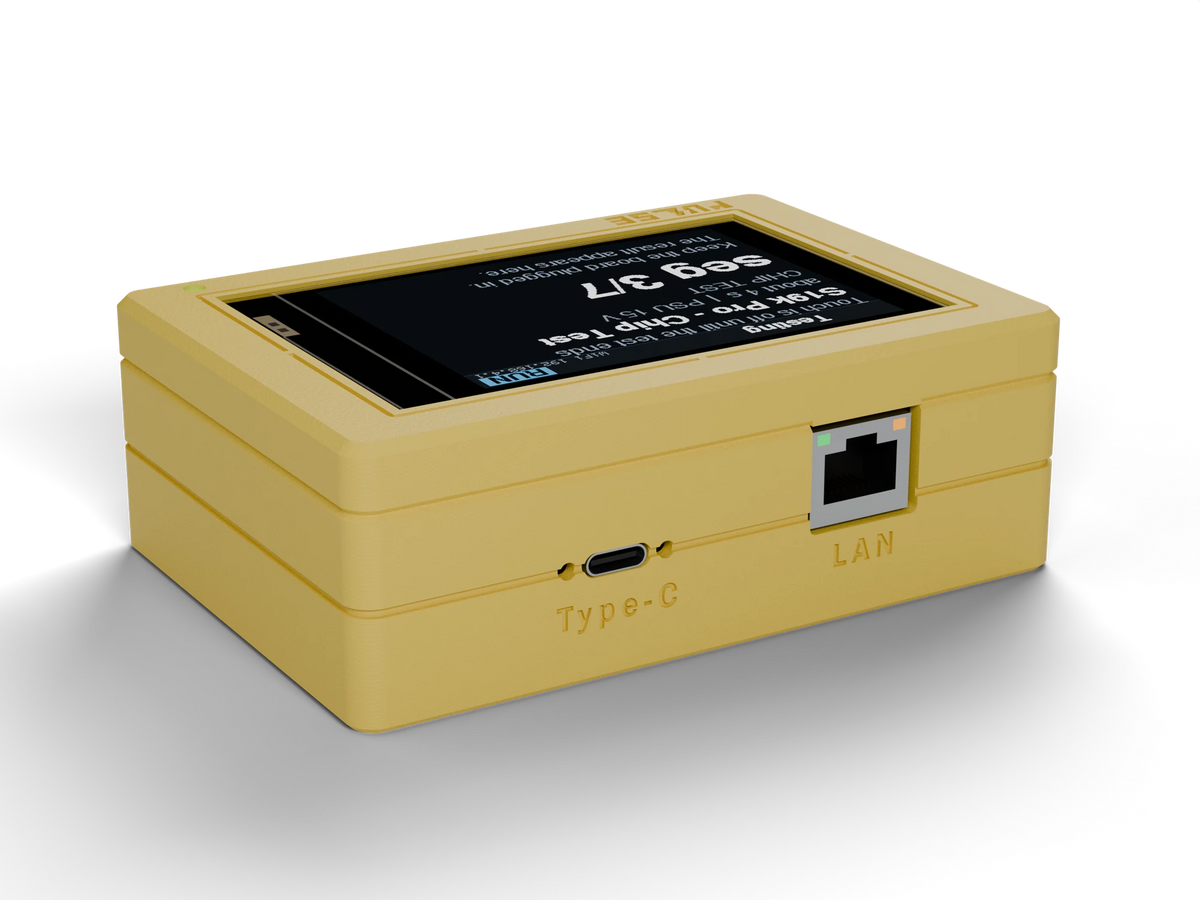 PULSE V1 Hashboard Tester, Yellow case, back view