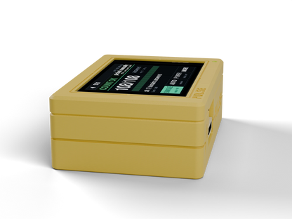 PULSE V1 Hashboard Tester, Yellow case, side view