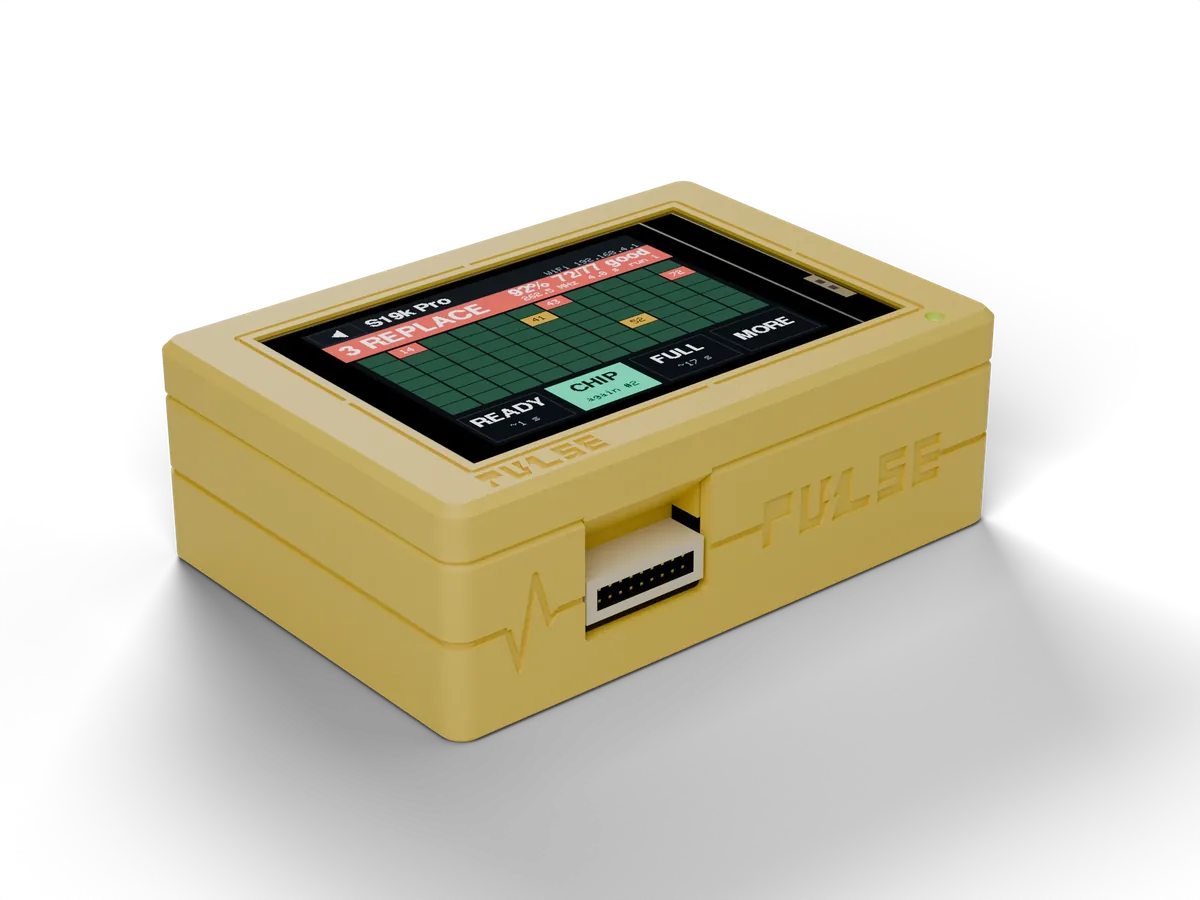 PULSE V1 Hashboard Tester, Yellow case